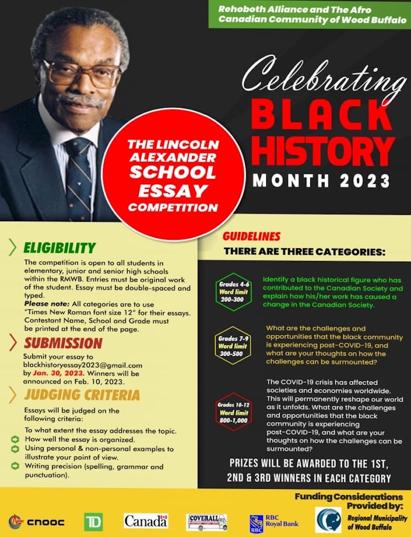 Black History Essay Competition 2022